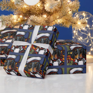 DACKEL KOCH GESCHENKPAPIER