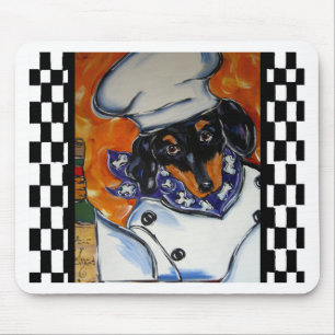 Dackel Köche Mousepad