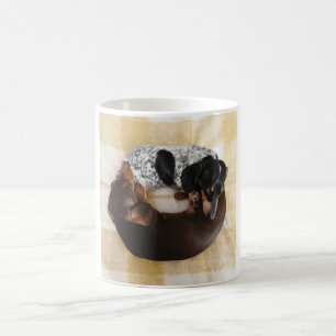 Dackel-Krapfen Kaffeetasse