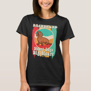 Dackel Kurz Legs Big Heart Dackel Mama T-Shirt