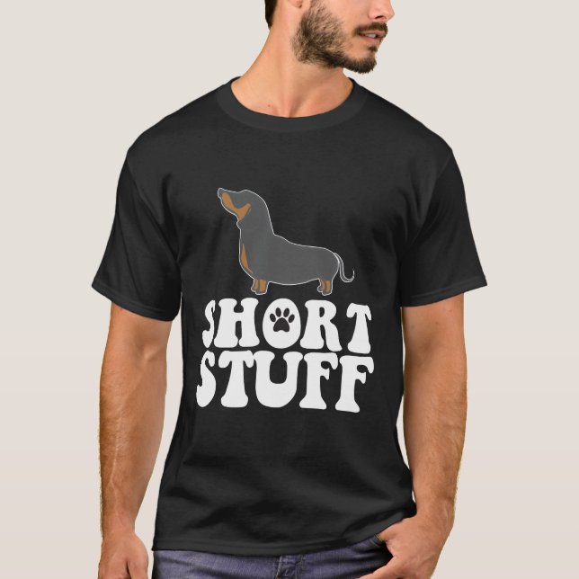 Dackel Kurz Stuff T-Shirt (Vorderseite)