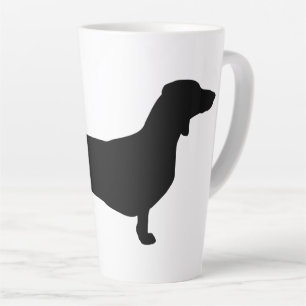 Dackel Kurzes Haar - Silhouette 1 Milchtasse