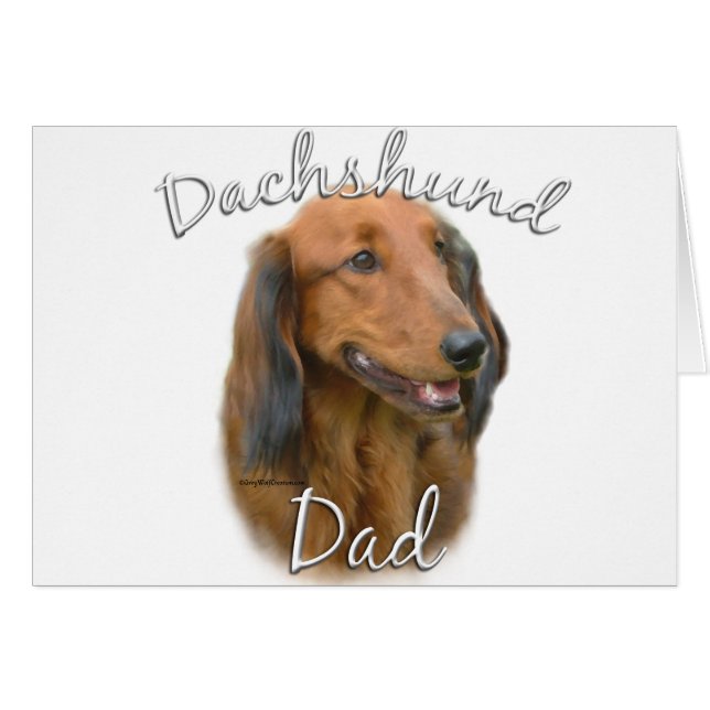 Dackel (langhaarig) Vater 2 (Vorderseite (Horizontal))