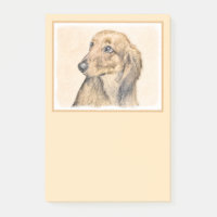 Dackel (langhaarige Malerei) - Originale Hundekuns