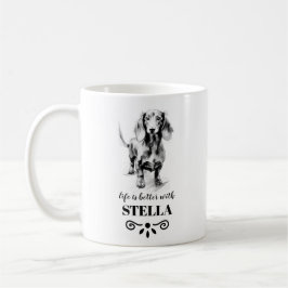 Dackel Lebensdauer ist mit dem benutzerdefinierten Kaffeetasse