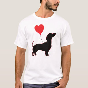 Dackel Liebe Ballon: Dackel Vater Edition T-Shirt