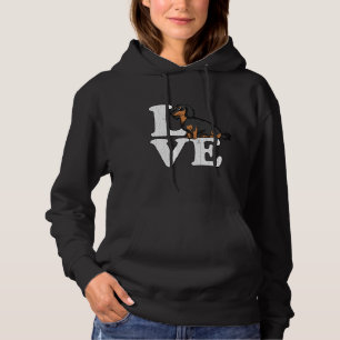 Dackel Liebe Bekleidung Dackel Eigentümer Funny Hoodie