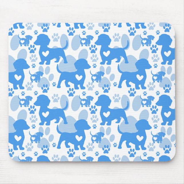 Dackel Liebe Hund Mousepad (Vorne)
