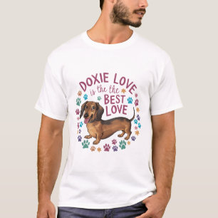 Dackel Liebe ist die beste Liebe T-Shirt
