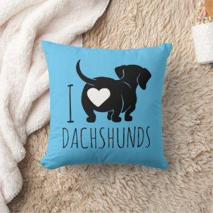 Dackel Liebe Kissen