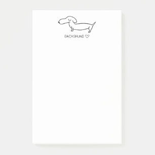 Dackel-Liebe Post-it Klebezettel