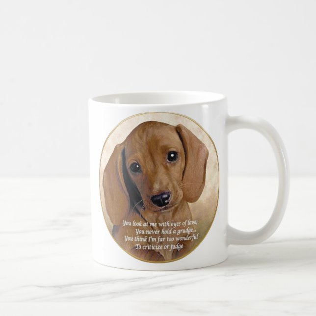 Dackel-Liebe Tasse (Rechts)