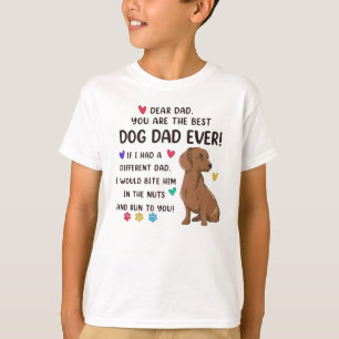 Dackel liebe Vater Sie sind die besten T-Shirt