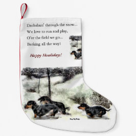 Dackel liebt Weihnachten Kleiner Weihnachtsstrumpf