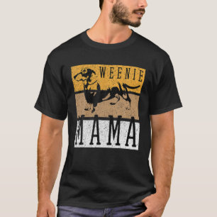 Dackel Long Body Dackel Würstchen Mama Rasse Paws T-Shirt