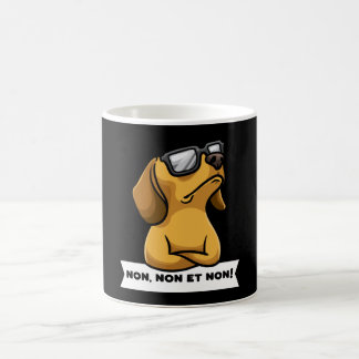 Dackel lustiger Stubborn Hund Kaffeetasse