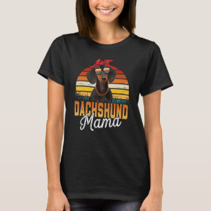 Dackel Mama Beste Dackel Mama je Mutter Da T-Shirt