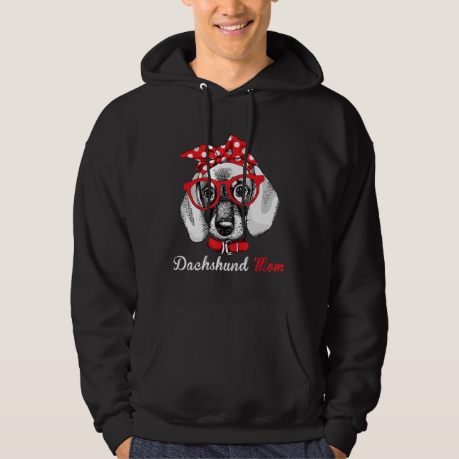 Dackel Mama Dackel Dackel Hoodie (Vorderseite)