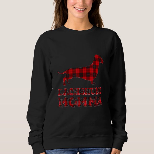 Dackel Mama Dackel Eigentümer glücklichen Mutterta Sweatshirt (Vorderseite)