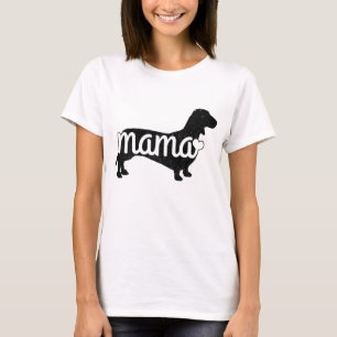 Dackel Mama Dackel Hund Dackel Mama Funny Niedlich T-Shirt
