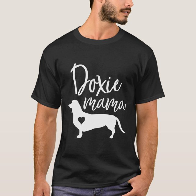 Dackel Mama Dackel Mama Funny Dackel Dog Geschenk T-Shirt (Vorderseite)