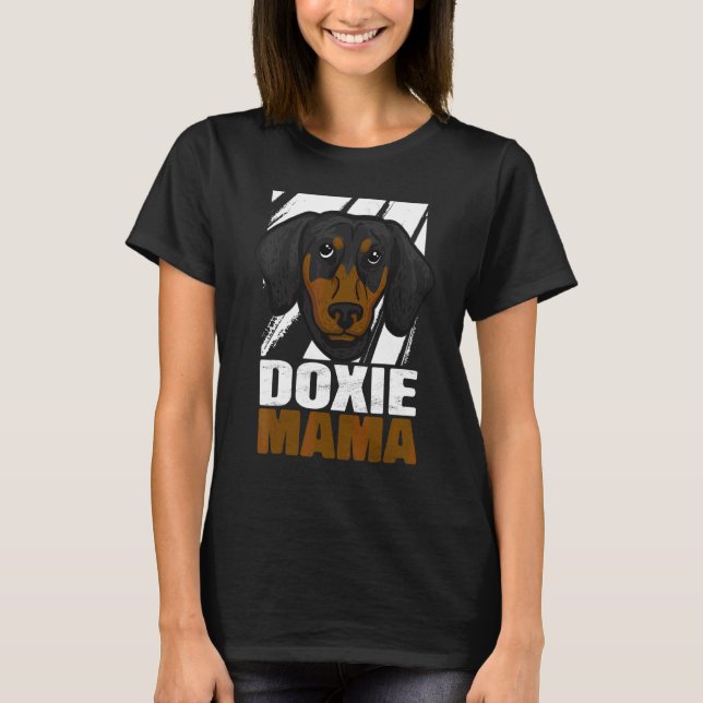 Dackel Mama Dackel Mama T-Shirt (Vorderseite)