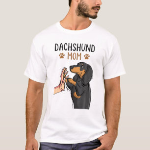 Dackel Mama Funny Würstchen Mama Hund Lover Frauen T-Shirt