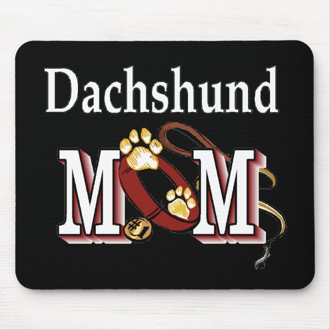 Dackel Mama Geschenke Mousepad (Vorne)