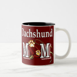 Dackel Mama Geschenke Zweifarbige Tasse