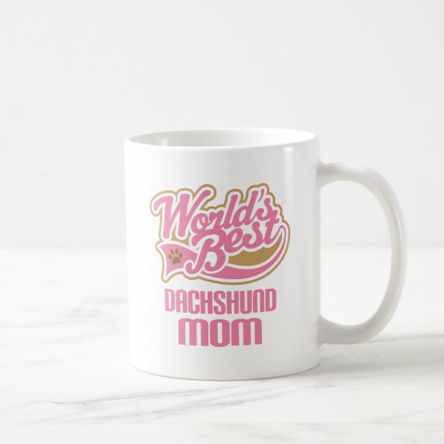 Dackel-Mama-Hundezucht-Geschenk Tasse (Rechts)
