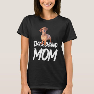Dackel Mama Idee für Geburtstag oder Weihnachten T-Shirt