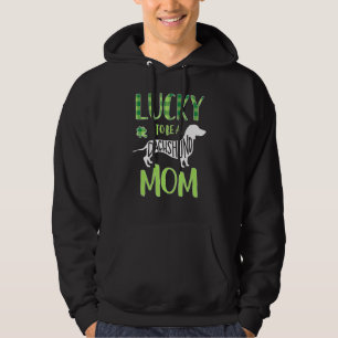 Dackel Mama Irische Dackel Eigentümer Lucky Mama Hoodie