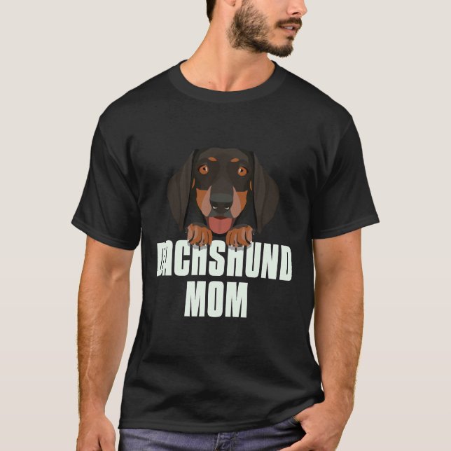 Dackel Mama Mama T-Shirt (Vorderseite)