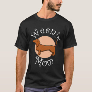 Dackel Mama Niedlich Sprichwort Dog T-Shirt