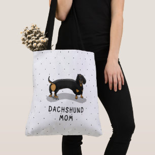 Dackel Mama (S schwarz & tan) Niedliche Hundemutte