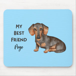 Dackel Mein bester Freund, eigener Name Mousepad