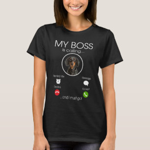 Dackel mein Chef T-Shirt