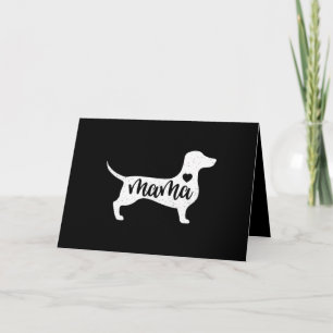 Dackel Mors Day Mama Hund Mama Paw Lover Geschenk Karte