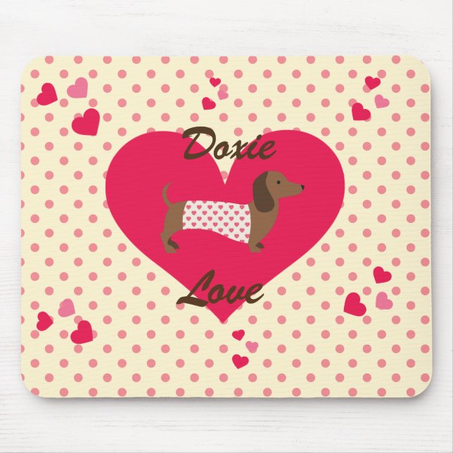 Dackel Mouse Pad Mousepad (Vorne)