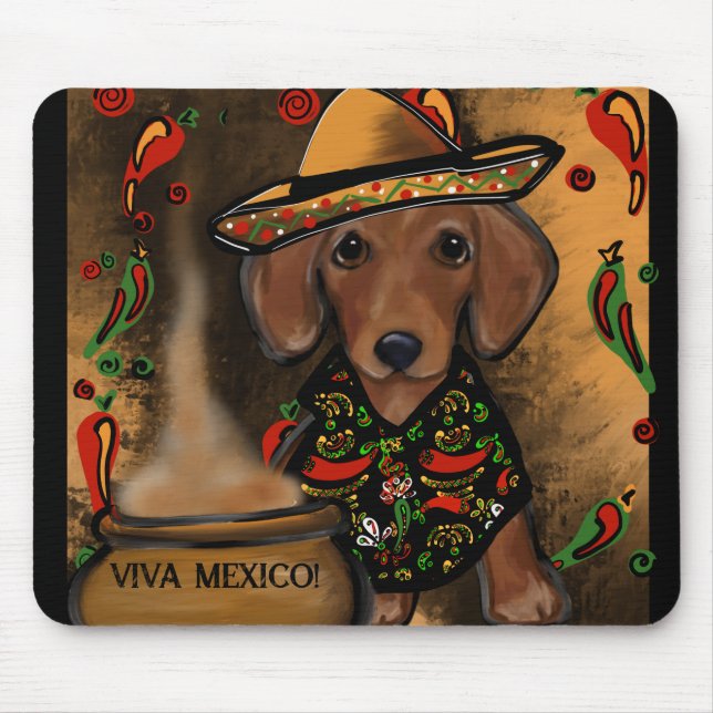 Dackel Mousepad (Vorne)
