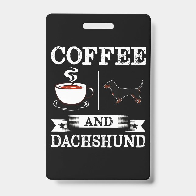 Dackel Niedlich Hund Ausweis (Vorderseite)