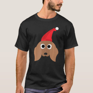 Dackel Niedlich Weihnachten für Hunde T-Shirt