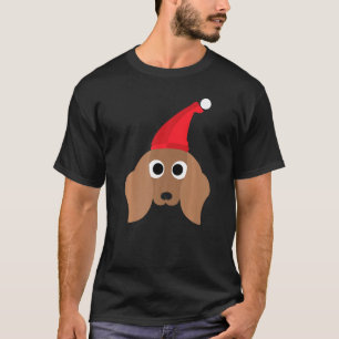 Dackel Niedlich Weihnachten für Hunde T-Shirt