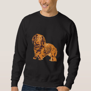 Dackel Niedlicher Welpenhund Sweatshirt