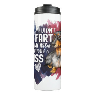 Dackel Niedliches Geschenk für Hunde Vater Hunde M Thermosbecher
