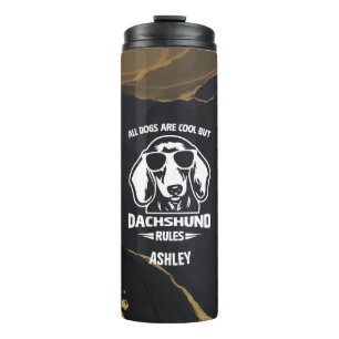 Dackel Niedliches Geschenk für Hunde Vater Hunde M Thermosbecher