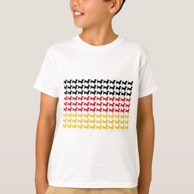 Dackel Oktoberfest T-Shirt (Vorderseite)