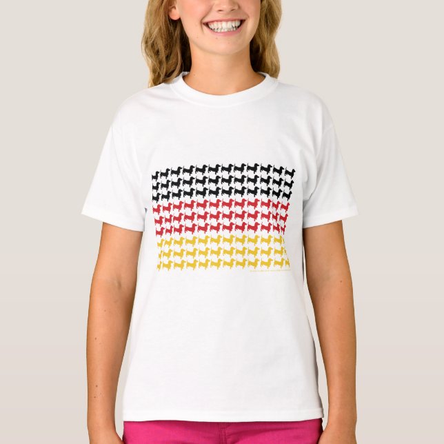 Dackel Oktoberfest T-Shirt (Vorderseite)