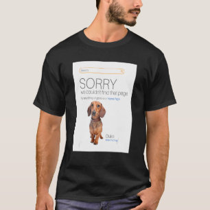 Dackel Online Shop E-Commerce Verkäufer 404 Dog Pa T-Shirt