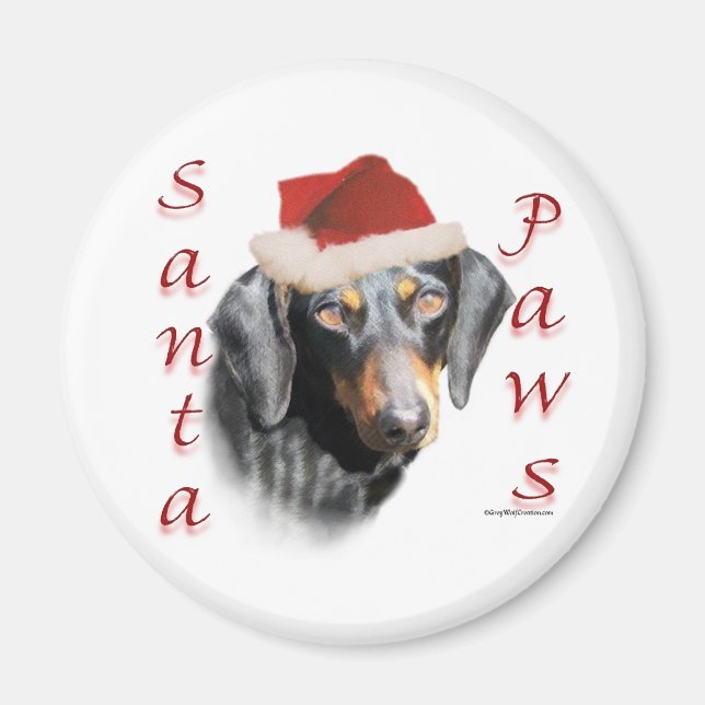 Dackel Paws (glatt) Magnet (Vorne)